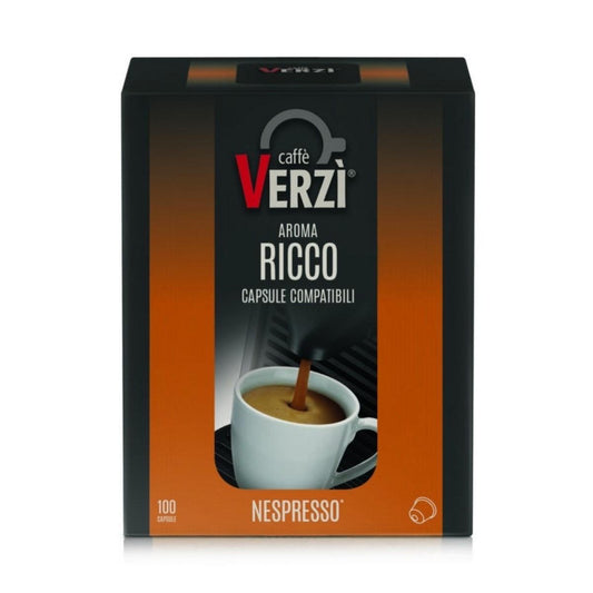 Verzi Caffè Compatibile Nespresso Ricco 100pz