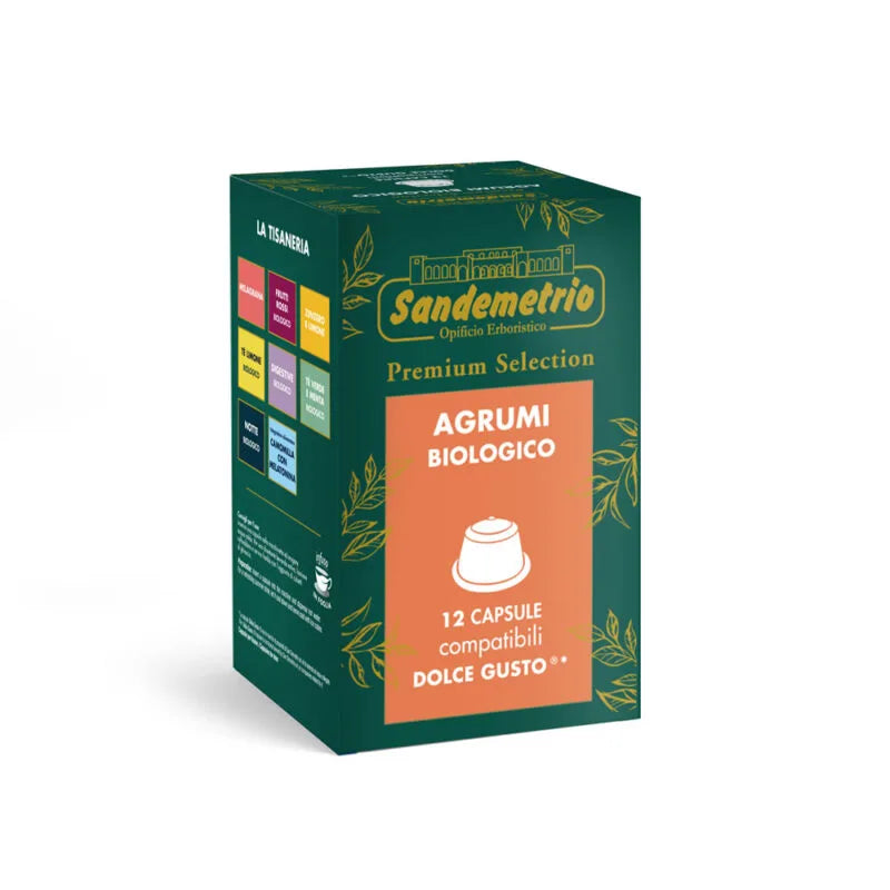 Bevande Sandemetrio Compatibile Dolce Gusto Tisana Agrumi 12pz