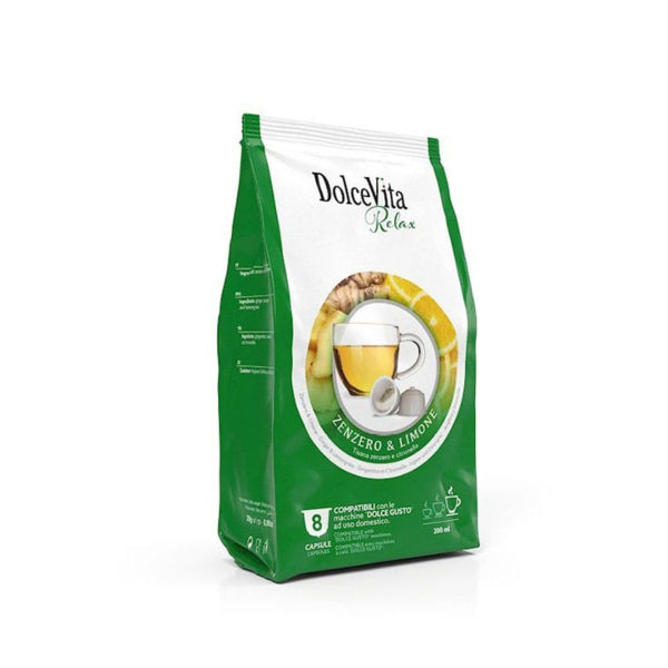 Bevande Dolce Vita Compatibile Dolce Gusto Zenzero & Limone 8pz