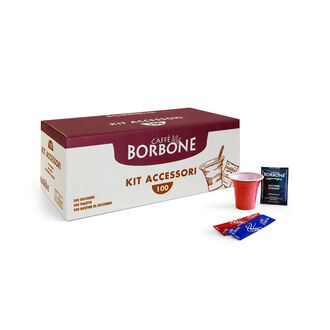 Bourbon Kit 100 Glasses, Stirrers, and Sugar