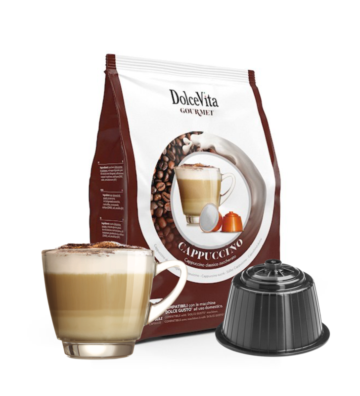 Boissons Dolce Vita Compatible Dolce Gusto Cappuccino 16pcs