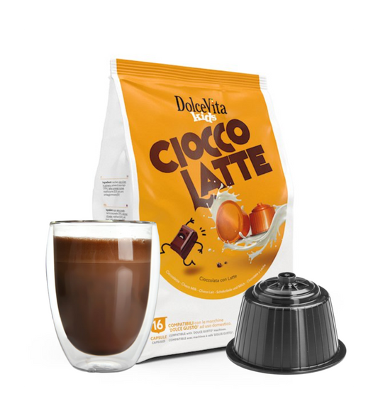 Getränke Dolce Vita kompatibel mit Dolce Gusto Ciocco Latte 16 Stück