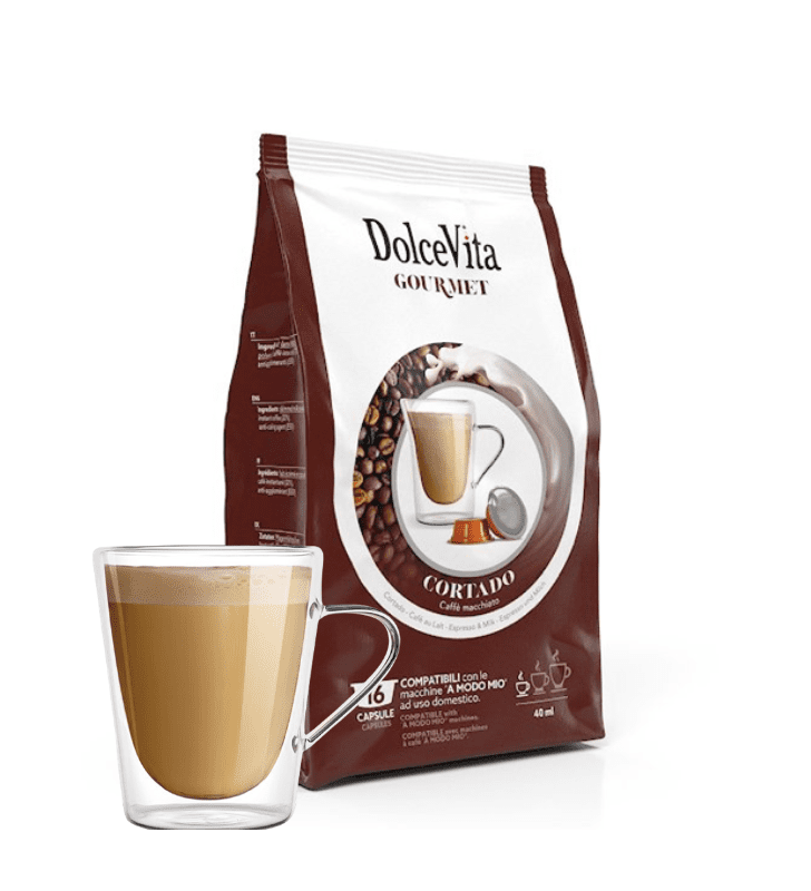 Dolce Vita Compatible Lavazza A Modo Cortado 16pz