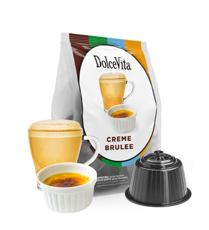Getränke Dolce Vita kompatibel mit Dolce Gusto Creme Brulée 16 Stück