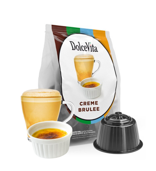 Getränke Dolce Vita kompatibel mit Dolce Gusto Creme Brulée 16 Stück