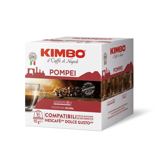 Kimbo Capsule Compatibili Nescafè Dolce Gusto Pompei 16pz