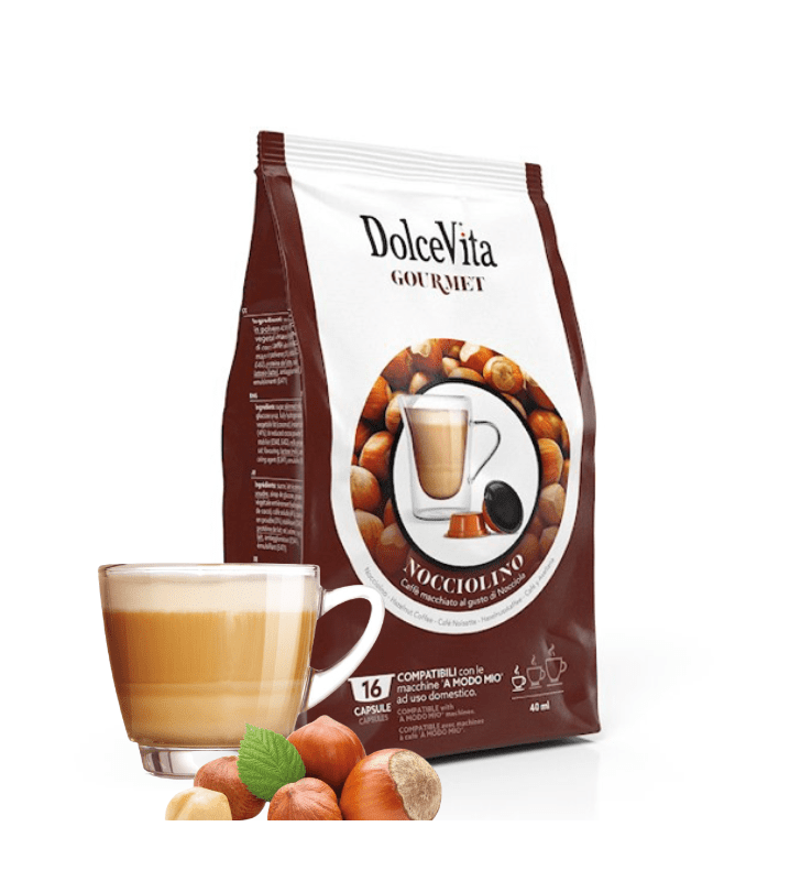 Dolce Vita Compatible Lavazza A Modo Nocciolino 16pz
