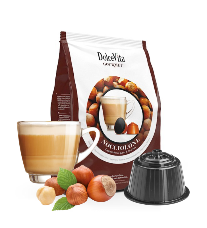 Boissons Dolce Vita Compatible Dolce Gusto Nocciolone 16pcs