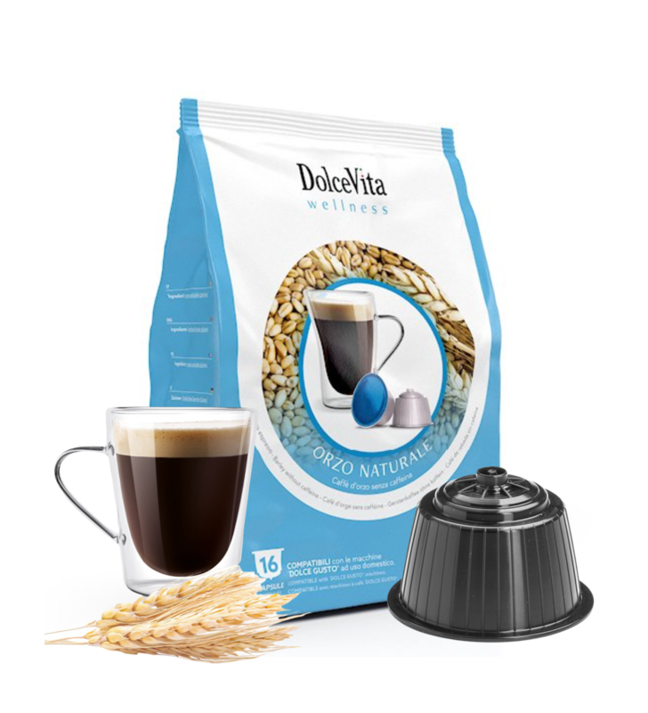 Sweet Life Beverages Compatible with Dolce Gusto Natural Barley 16pcs