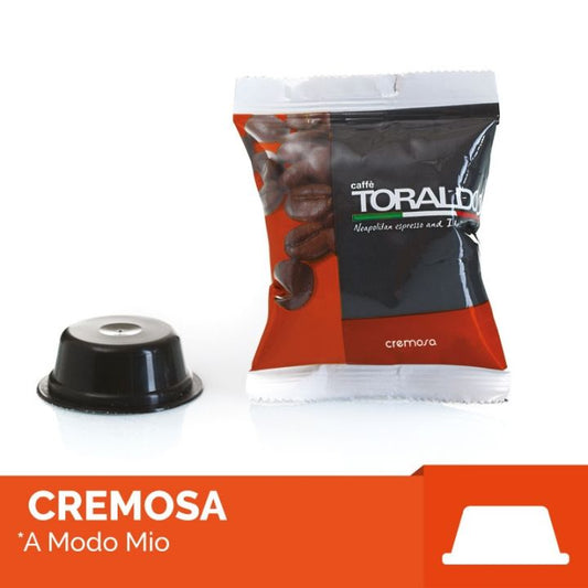 Cápsulas Toraldo Compatibles con Lavazza A Modo Mio Cremosa 100pz