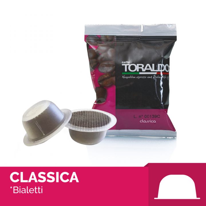 Cápsulas Toraldo Compatibles con Bialetti Classic 100pz
