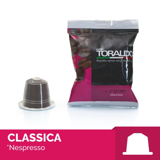 Toraldo Kapseln kompatibel mit Nespresso Classic 100 Stk.