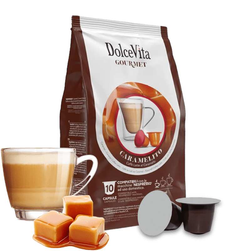 Dolce Vita Compatibile Nespresso Caramelito 10pz