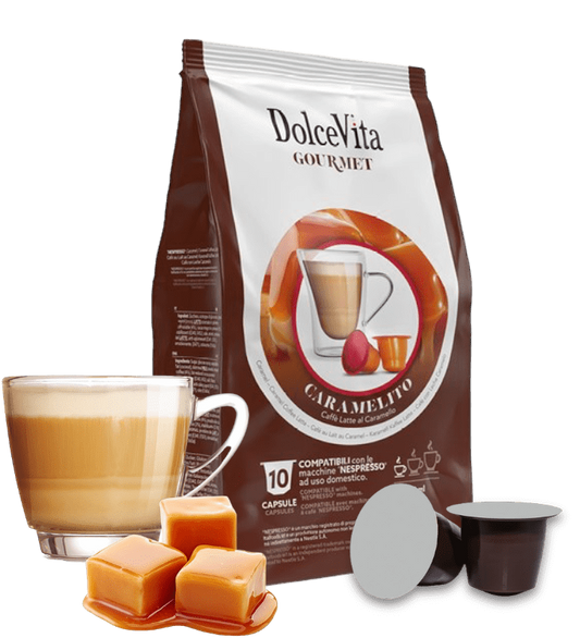 Dolce Vita Kompatibel mit Nespresso Caramelito 10 Stk