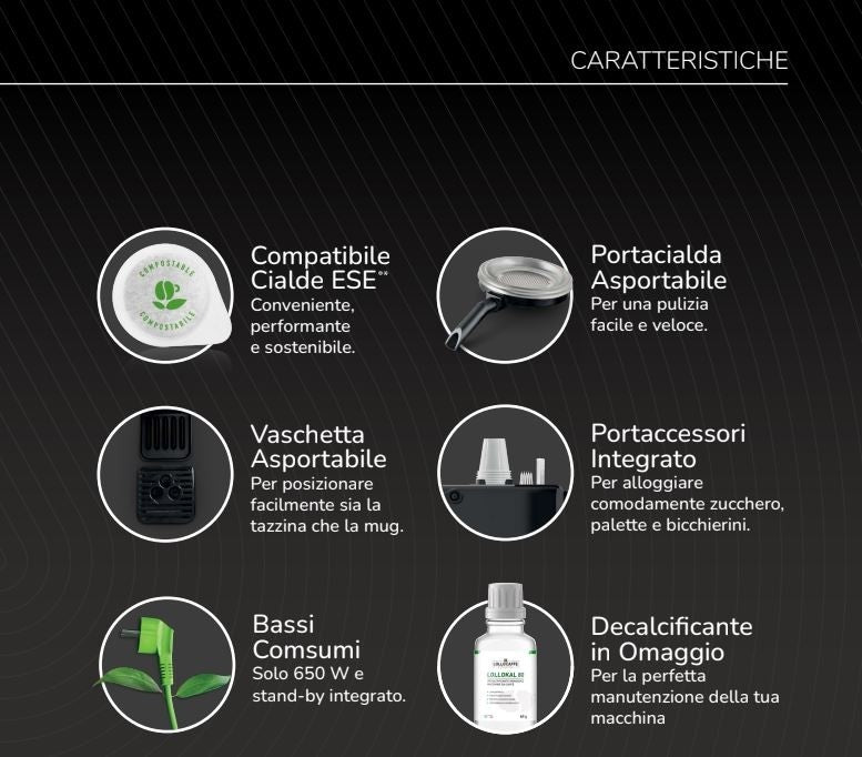 Macchina de Café de Cápsulas Kremia Blanca