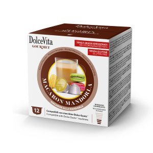 Boissons Dolce Vita Compatible Dolce Gusto Macaron À L'Amande 16pcs