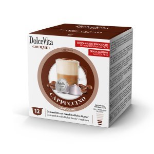 Dolce Vita Beverages Compatible with Dolce Gusto Cappuccino 12pz