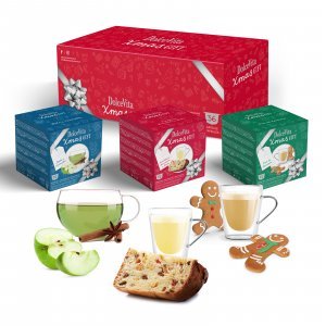 Getränke Dolce Vita kompatibel mit Dolce Gusto XMAS Geschenkbox mit 3 Schachteln à 12 Stück