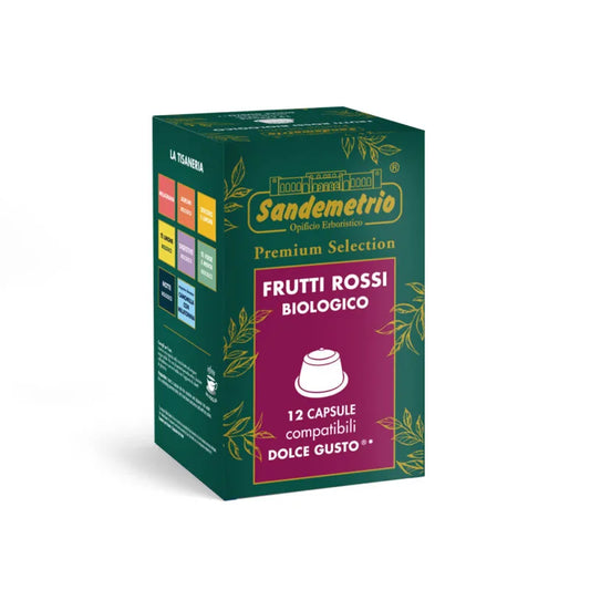 Sandemetrio Compatibile Dolce Gusto Frutti Rossi Biologico 12pz