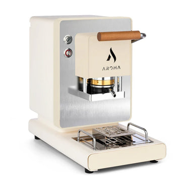 Aroma Macchina da Caffè Iconica a Cialde E.s.e Bianco Matt