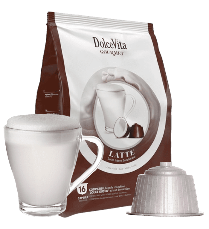 Sweet Life Beverages Compatible with Dolce Gusto Milk 16pcs