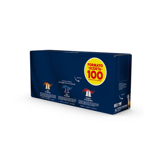 Caffe Borbone Compatibile Alluminio Nespresso Napoli 100pz