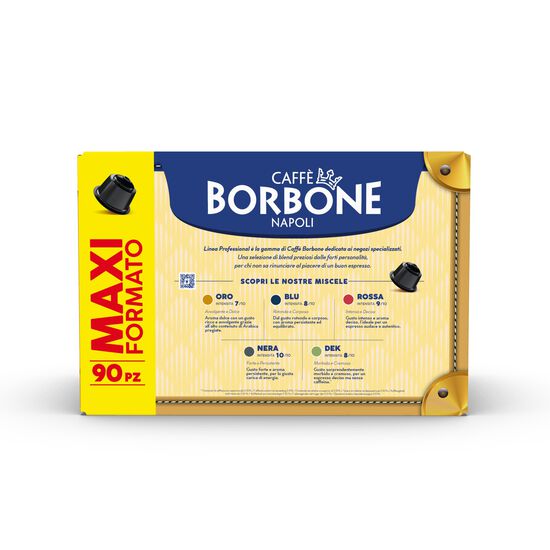 Borbone Kapseln kompatibel mit Nescafe Dolce Gusto Schwarz 90 Stück