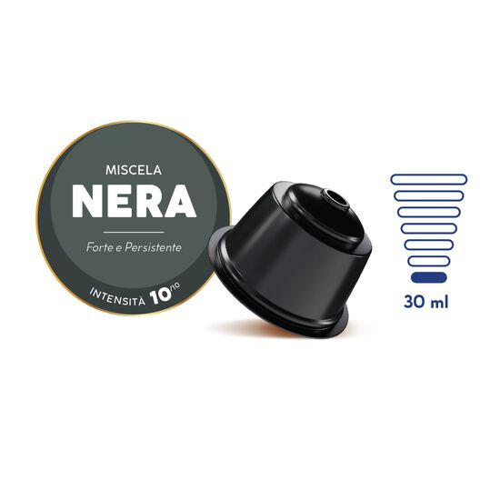 Borbone Kapseln kompatibel mit Nescafe Dolce Gusto Schwarz 90 Stück