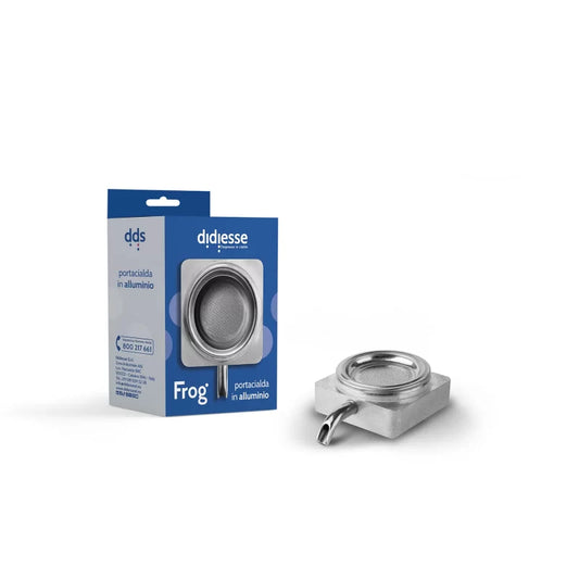 Kaffeepadhalter aus Aluminium Frog