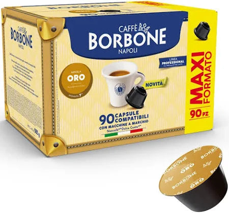 Cápsulas Borbone Compatibles con Nescafé Dolce Gusto Oro 90pz