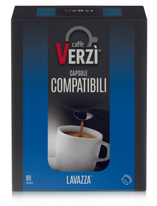 Verzi Caffè Kompatibel mit Lavazza Blu Intenso 80 Stk